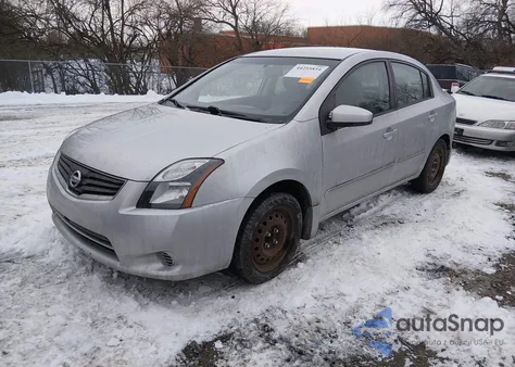 2012 Nissan Sentra 2.0 S из США, поврежденный, VIN 3N1AB6AP2CL612014